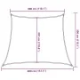 Toldo de vela HDPE amarillo 160 g/m² 3/4x3 m by , Umbrellas - Ref: Foro24-311599, Price: 36,95 €, Discount: %