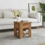 Mesa de centro madera de ingeniería roble artisan 40x40x42 cm by , Coffee table - Ref: Foro24-856799, Price: 39,28 €, Discoun...