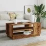 Mesa de centro madera ingeniería madera envejecida 102x55x43 cm von , Couchtisch - Ref: Foro24-856800, Preis: 76,08 €, Rabatt: %
