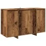 Aparador madera de ingeniería madera envejecida 120x41x75 cm de , Aparadores - Ref: Foro24-856792, Precio: 154,81 €, Descuent...