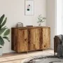 Aparador madera de ingeniería madera envejecida 120x41x75 cm de , Aparadores - Ref: Foro24-856792, Precio: 154,81 €, Descuent...