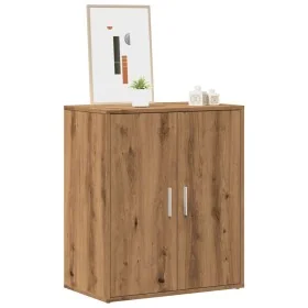 Mueble zapatero madera ingeniería roble artisan 60x35x70 cm by , Shoe racks and shoe organizers - Ref: Foro24-856697, Price: ...