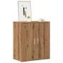 Mueble zapatero madera ingeniería roble artisan 60x35x70 cm de , Zapateros y organizadores de calzado - Ref: Foro24-856697, P...