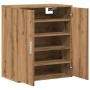 Mueble zapatero madera ingeniería roble artisan 60x35x70 cm de , Zapateros y organizadores de calzado - Ref: Foro24-856697, P...