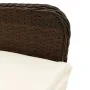 Set de mesa y sillas de jardín 11 pzs y cojines ratán PE marrón by , Garden sets - Ref: Foro24-3277285, Price: 1,00 €, Discou...
