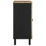 Aparador de madera maciza de mango rugosa 90x33,5x75 cm by , CD and DVD storage - Ref: Foro24-4018656, Price: 141,92 €, Disco...