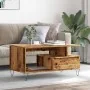 Mesa de centro madera ingeniería madera envejecida 90x49x45 cm by , Coffee table - Ref: Foro24-857452, Price: 91,33 €, Discou...