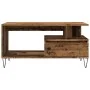 Mesa de centro madera ingeniería madera envejecida 90x49x45 cm by , Coffee table - Ref: Foro24-857452, Price: 91,33 €, Discou...