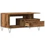 Mesa de centro madera ingeniería madera envejecida 90x49x45 cm by , Coffee table - Ref: Foro24-857452, Price: 91,33 €, Discou...