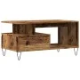 Mesa de centro madera ingeniería madera envejecida 90x49x45 cm by , Coffee table - Ref: Foro24-857452, Price: 91,33 €, Discou...