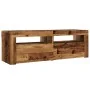 Mueble TV luces LED madera ingeniería envejecida 120x35x40 cm von , TV-Möbel - Ref: Foro24-856319, Preis: 100,87 €, Rabatt: %