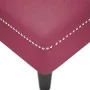Tumbona con almohada y reposabrazo derecho terciopelo rojo vino by , Daybeds - Ref: Foro24-4009776, Price: 183,97 €, Discount: %