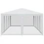 Carpa para fiestas con 12 paredes de malla HDPE blanco 8x4 m by , Tents and gazebos - Ref: Foro24-4010071, Price: 207,72 €, D...