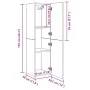 Mueble de TV madera de ingeniería roble artisan 30,5x30x110 cm von , TV-Möbel - Ref: Foro24-856400, Preis: 66,49 €, Rabatt: %
