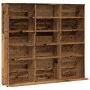 Mueble de CD madera de ingeniería envejecida 100x23x89,5 cm by , CD and DVD storage - Ref: Foro24-856000, Price: 76,56 €, Dis...