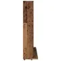 Mueble de CD madera de ingeniería envejecida 100x23x89,5 cm by , CD and DVD storage - Ref: Foro24-856000, Price: 76,56 €, Dis...
