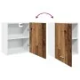 Armario colgante 2 uds madera ingeniería envejecida 50x31x60 cm von , Küchenschränke - Ref: Foro24-856113, Preis: 88,89 €, Ra...