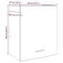 Armario colgante 2 uds madera ingeniería envejecida 50x31x60 cm von , Küchenschränke - Ref: Foro24-856113, Preis: 88,89 €, Ra...