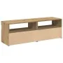 Muebles TV con luces LED 2 uds madera ingeniería roble artisan de , Muebles TV - Ref: Foro24-856312, Precio: 86,22 €, Descuen...