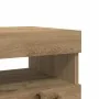 Muebles TV con luces LED 2 uds madera ingeniería roble artisan de , Muebles TV - Ref: Foro24-856312, Precio: 86,22 €, Descuen...