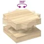 Mesa de centro giratoria 360 grados roble sonoma 50x50x34,5 cm by , Coffee table - Ref: Foro24-858472, Price: 57,11 €, Discou...