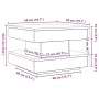 Mesa de centro giratoria 360 grados roble sonoma 50x50x34,5 cm by , Coffee table - Ref: Foro24-858472, Price: 57,11 €, Discou...