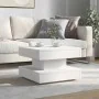 Mesa de centro giratoria 360 grados blanco 50x50x34,5 cm de , Mesas de centro - Ref: Foro24-858470, Precio: 71,81 €, Descuent...