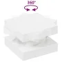 Mesa de centro giratoria 360 grados blanco 50x50x34,5 cm de , Mesas de centro - Ref: Foro24-858470, Precio: 71,81 €, Descuent...