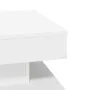 Mesa de centro giratoria 360 grados blanco 50x50x34,5 cm de , Mesas de centro - Ref: Foro24-858470, Precio: 71,81 €, Descuent...