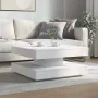 Mesa de centro giratoria 360 grados blanco 70x70x34,5 cm by , Coffee table - Ref: Foro24-858479, Price: 78,21 €, Discount: %