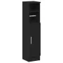 Mueble de baño con portarrollos negro 20,5x22x90 cm by , Bathroom furniture - Ref: Foro24-858498, Price: 37,68 €, Discount: %
