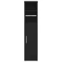 Mueble de baño con portarrollos negro 20,5x22x90 cm by , Bathroom furniture - Ref: Foro24-858498, Price: 37,68 €, Discount: %