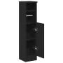 Mueble de baño con portarrollos negro 20,5x22x90 cm by , Bathroom furniture - Ref: Foro24-858498, Price: 37,68 €, Discount: %