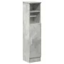 Mueble de baño con portarrollos gris hormigón 20,5x22x90 cm by , Bathroom furniture - Ref: Foro24-858500, Price: 35,84 €, Dis...