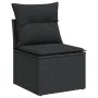 Set de sofás de jardín 6 piezas y cojines ratán sintético negro von , Gartensets - Ref: Foro24-3326136, Preis: 418,09 €, Raba...