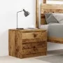 Mesita de noche madera de ingeniería envejecida 50x40x43.5 cm by , Nightstands - Ref: Foro24-856518, Price: 52,88 €, Discount: %