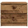 Mesita de noche madera de ingeniería envejecida 50x40x43.5 cm by , Nightstands - Ref: Foro24-856518, Price: 52,88 €, Discount: %
