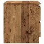 Mesita de noche madera de ingeniería envejecida 50x40x43.5 cm by , Nightstands - Ref: Foro24-856518, Price: 52,88 €, Discount: %