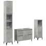 Set muebles de baño 2 piezas madera contrachapada gris hormigón de , Muebles de baño - Ref: Foro24-3324950, Precio: 204,08 €,...