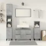 Set muebles de baño 2 piezas madera contrachapada gris hormigón de , Muebles de baño - Ref: Foro24-3324950, Precio: 204,08 €,...