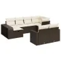 Set de sofás de jardín 10 pzas y cojines ratán sintético marrón by , Garden sets - Ref: Foro24-3326067, Price: 578,28 €, Disc...