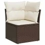 Set de sofás de jardín 10 pzas y cojines ratán sintético marrón by , Garden sets - Ref: Foro24-3326067, Price: 578,28 €, Disc...