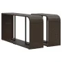 Set de sofás de jardín 10 pzas y cojines ratán sintético marrón by , Garden sets - Ref: Foro24-3326067, Price: 578,28 €, Disc...