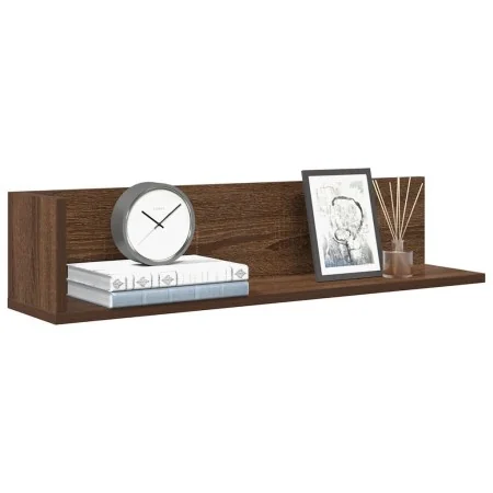 Estantes de pared 2 uds madera roble marrón 75x16,5x16,5 cm by , Shelves and shelves - Ref: Foro24-860037, Price: 36,99 €, Di...