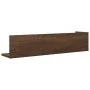 Estantes de pared 2 uds madera roble marrón 75x16,5x16,5 cm by , Shelves and shelves - Ref: Foro24-860037, Price: 36,99 €, Di...