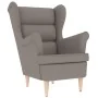 Sillón de tela gris taupe 74x84x100 cm by , Armchairs - Ref: Foro24-4016901, Price: 259,53 €, Discount: %