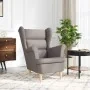 Sillón de tela gris taupe 74x84x100 cm by , Armchairs - Ref: Foro24-4016901, Price: 259,53 €, Discount: %