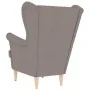 Sillón de tela gris taupe 74x84x100 cm by , Armchairs - Ref: Foro24-4016901, Price: 259,53 €, Discount: %