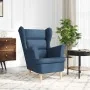 Sillón de tela azul 74x84x100 cm de , Sillones - Ref: Foro24-4016903, Precio: 236,22 €, Descuento: %