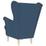 Sillón de tela azul 74x84x100 cm de , Sillones - Ref: Foro24-4016903, Precio: 236,22 €, Descuento: %